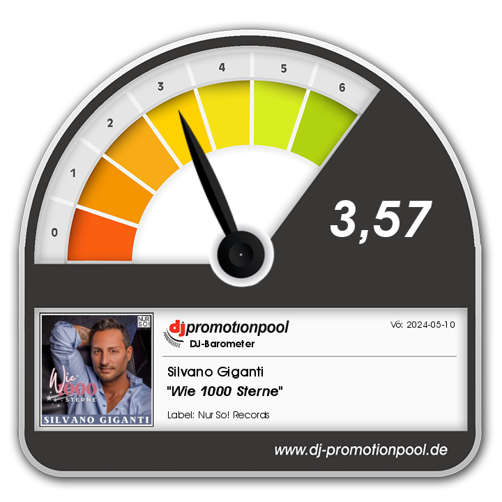 djpromotionpool.de Bemusterung Silvano Giganti Wie 1000 Sterne